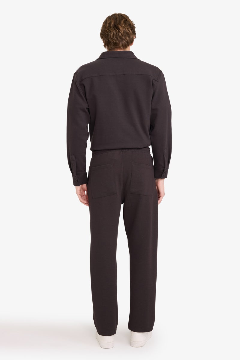 DeFacto Brown Man Relax Fit Elastic Waist Sports Pants Casual - Image 5